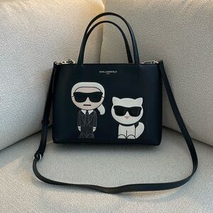 Karl Lagerfield Black Crossbody